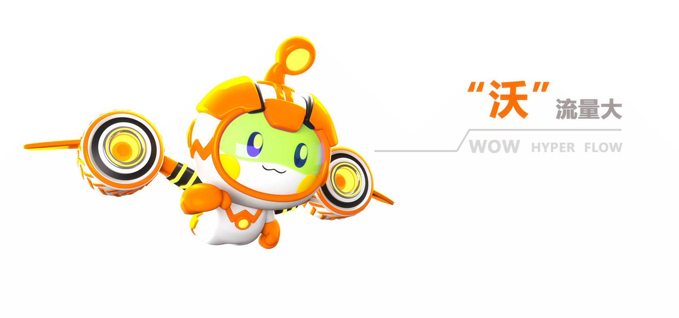 中國聯通沃品牌ip吉祥物形象設計6 中國聯通沃品牌ip吉祥物形象設計6